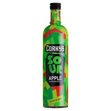 CORKY'S SCHNAPPS SOUR APPLE 70CL
